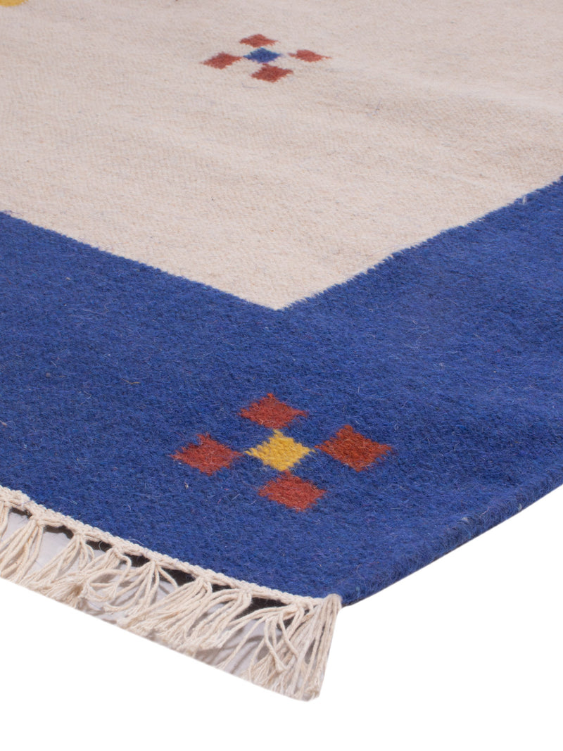 Moderne kilim Tæppe - Uldtæppe