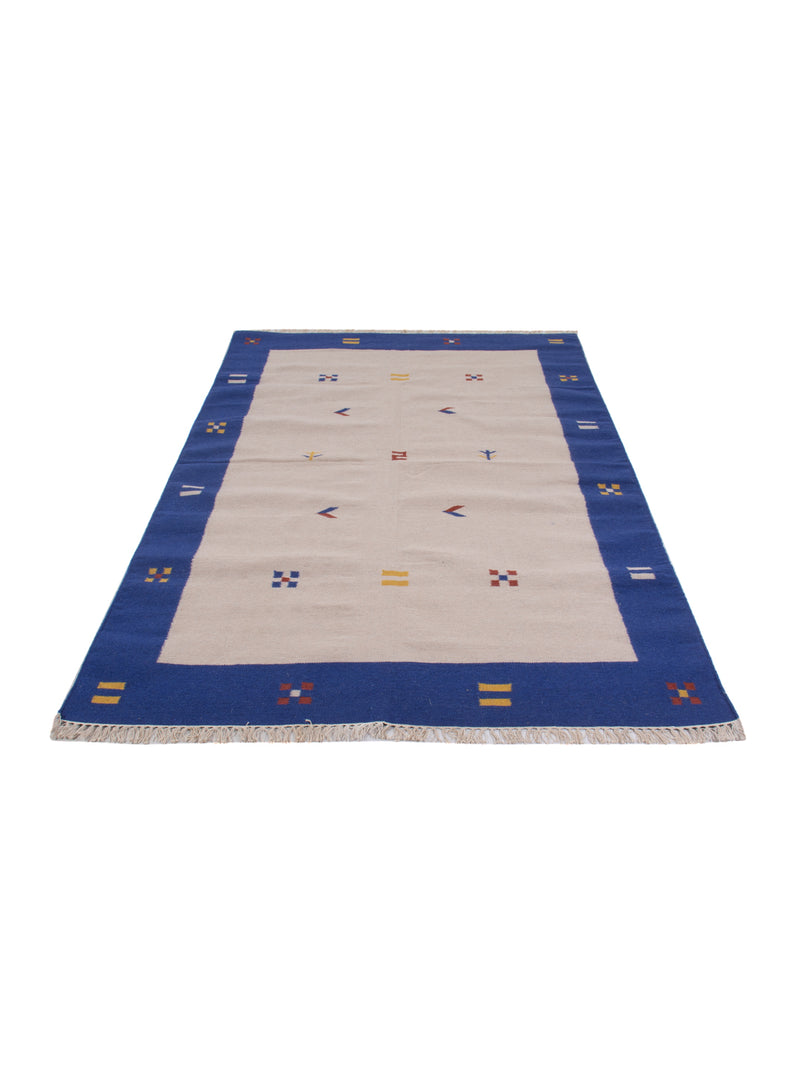 Moderne kilim Tæppe - Uldtæppe