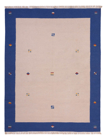 Moderne kilim Tæppe - Uldtæppe