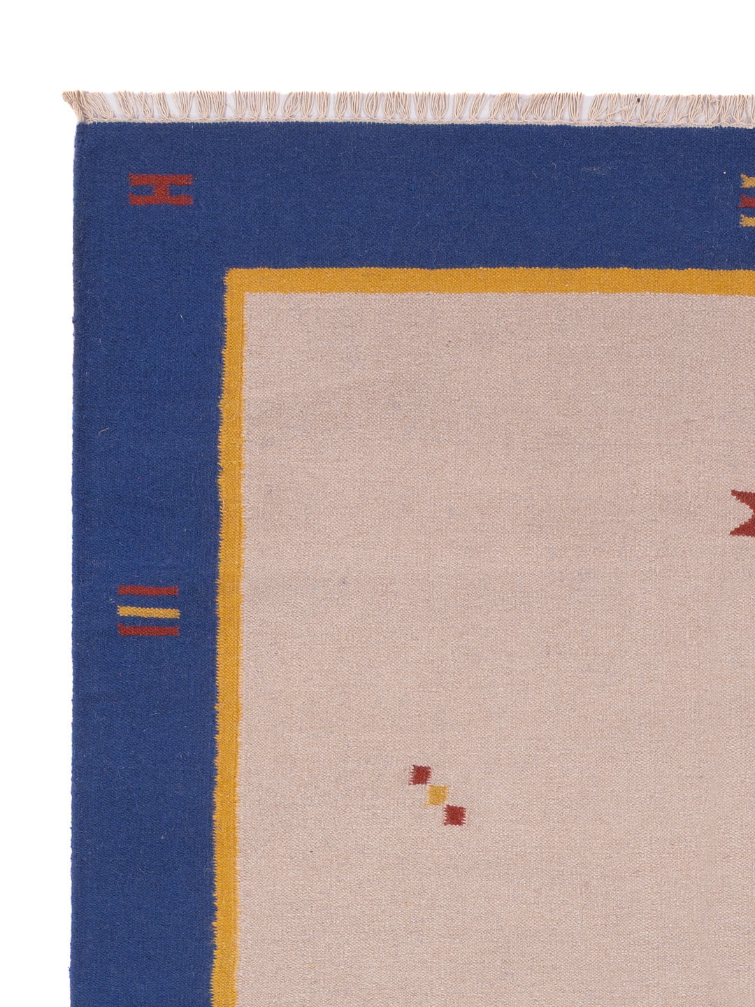 Moderne kilim Tæppe - Uldtæppe