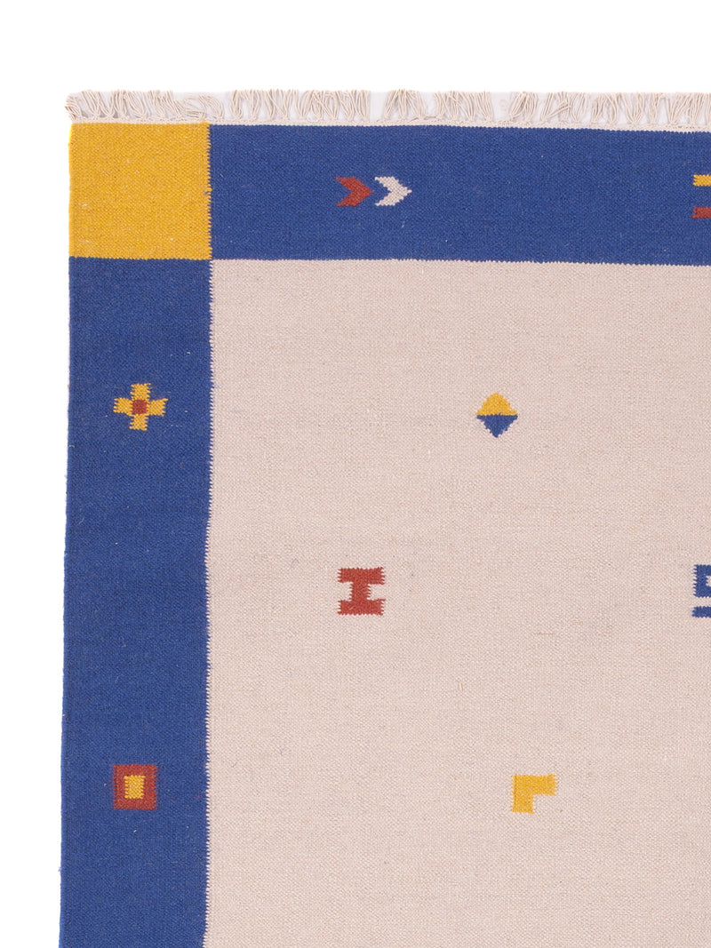 Moderne kilim Tæppe - Uldtæppe