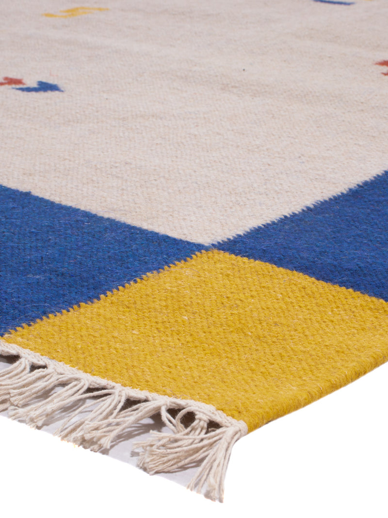 Moderne kilim Tæppe - Uldtæppe