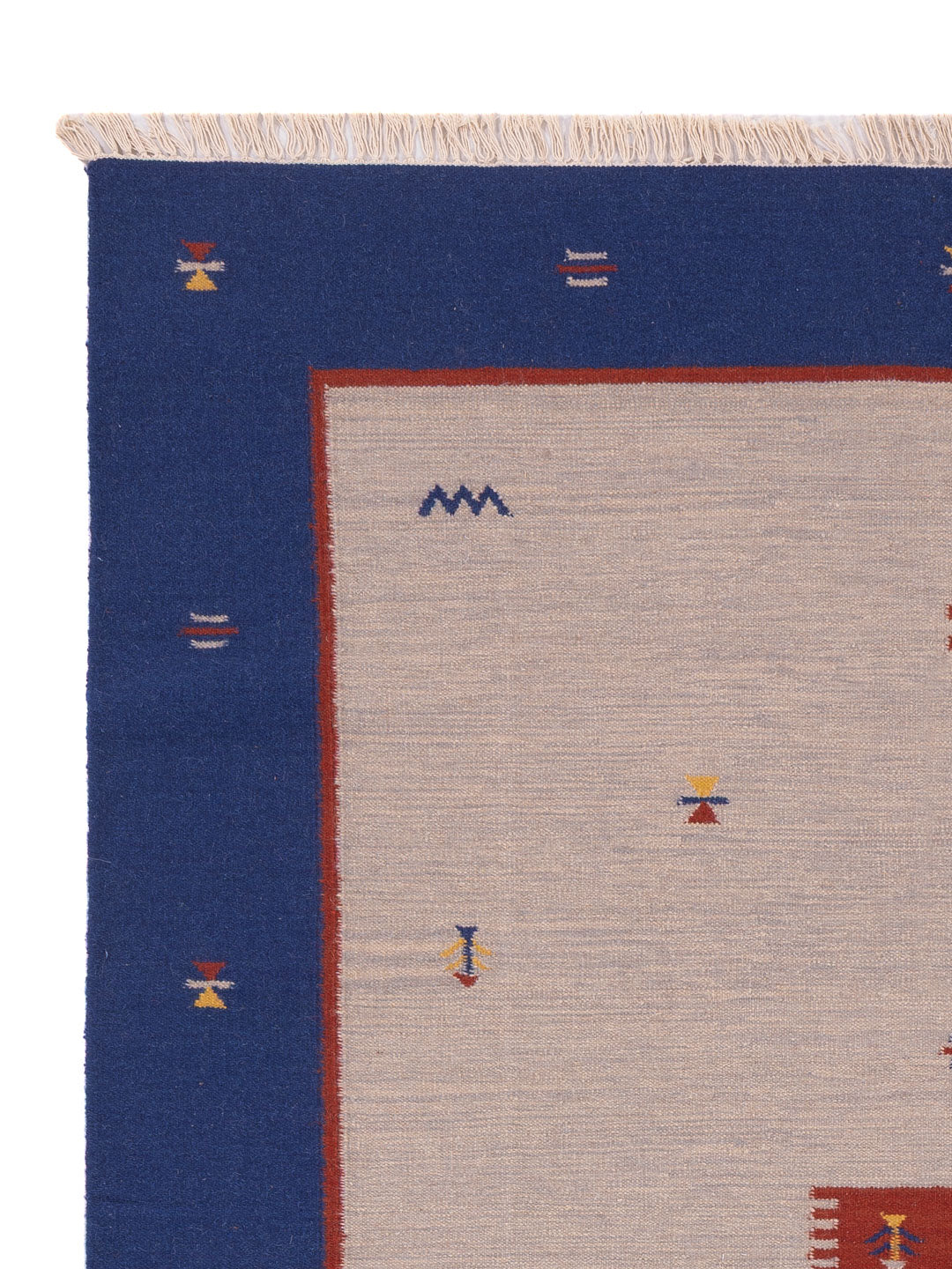 Moderne kilim Tæppe - Uldtæppe