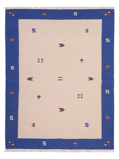 Moderne kilim Tæppe - Uldtæppe
