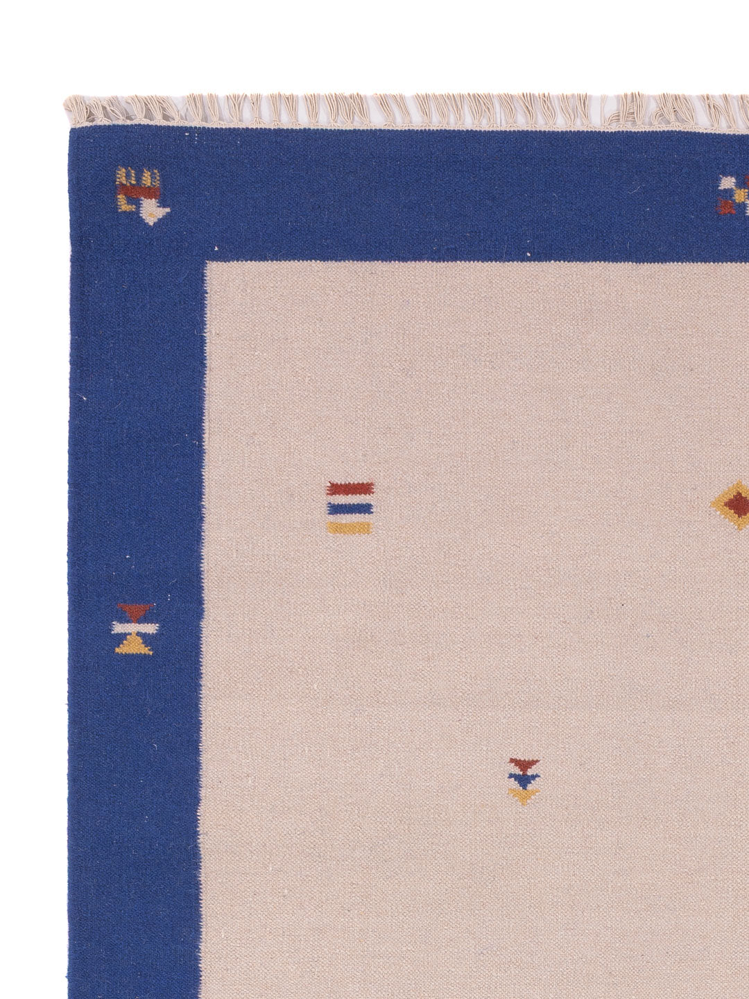 Moderne kilim Tæppe - Uldtæppe
