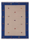 Moderne kilim Tæppe - Uldtæppe - Rektangulær / Beige / 170 x 240 cm Rektangulær