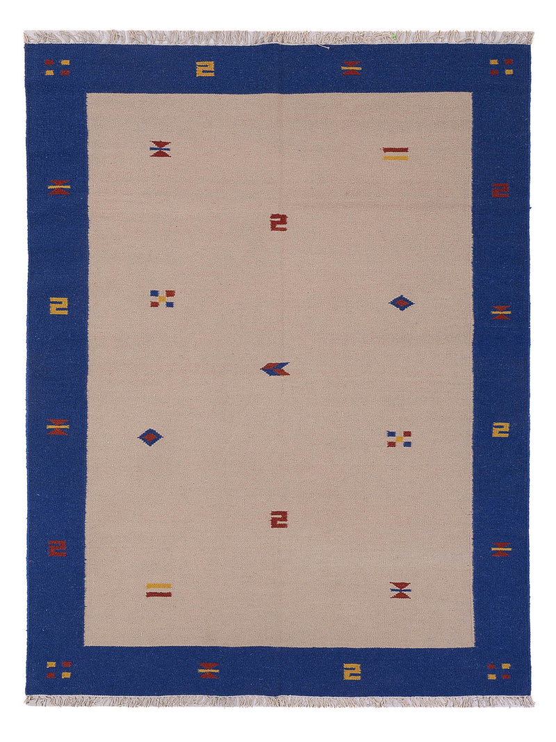 Moderne kilim Tæppe - Uldtæppe