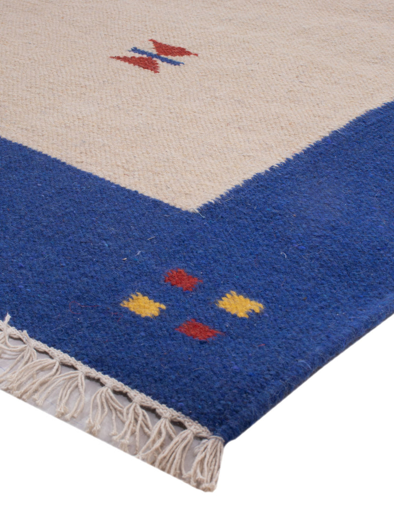 Moderne kilim Tæppe - Uldtæppe