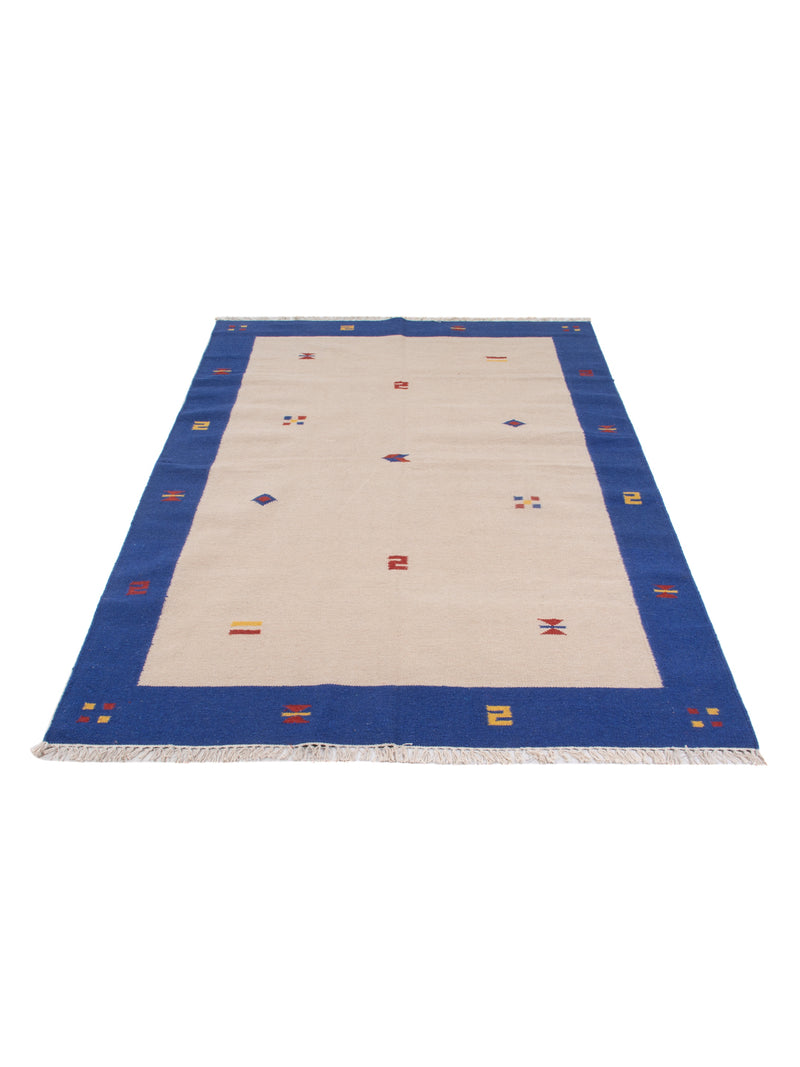 Moderne kilim Tæppe - Uldtæppe