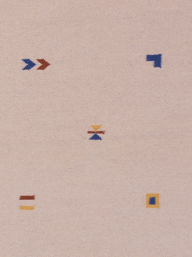 Moderne kilim Tæppe - Uldtæppe