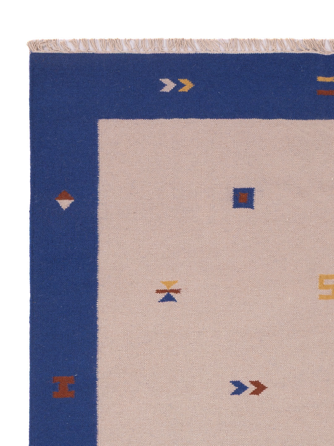 Moderne kilim Tæppe - Uldtæppe