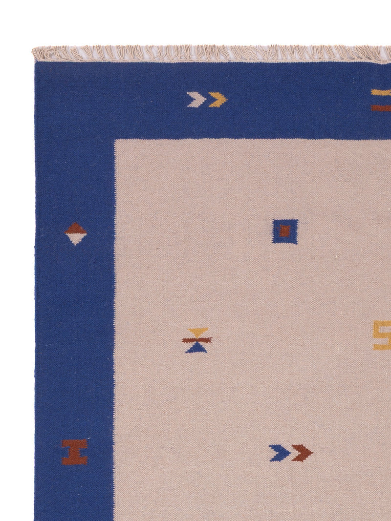 Moderne kilim Tæppe - Uldtæppe