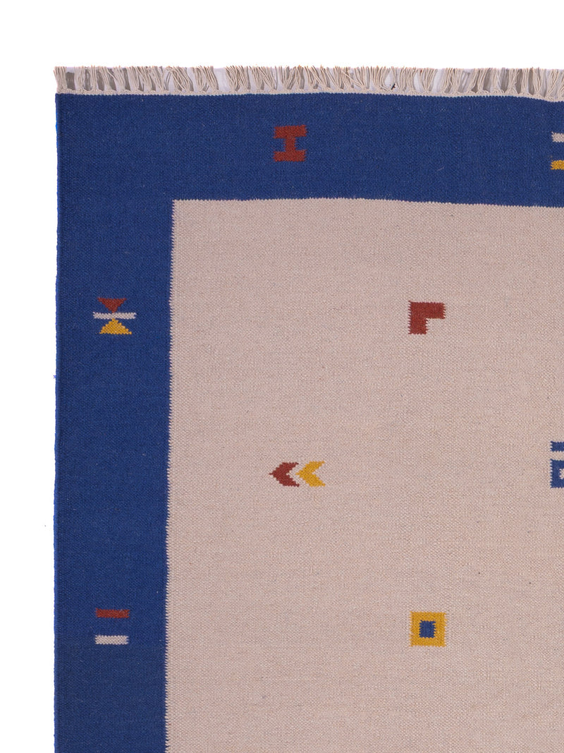 Moderne kilim Tæppe - Uldtæppe