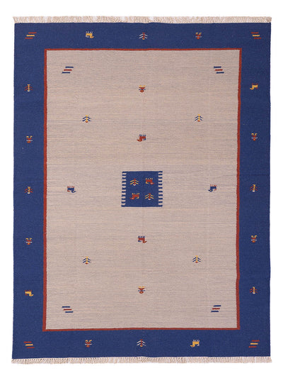 Moderne kilim Tæppe - Uldtæppe