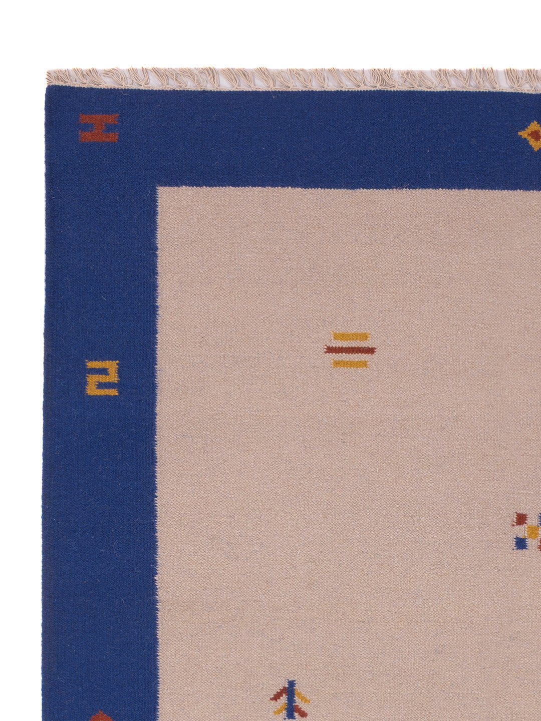 Moderne kilim Tæppe - Uldtæppe