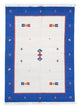 Moderne kilim Tæppe 200x140cm - Uldtæppe