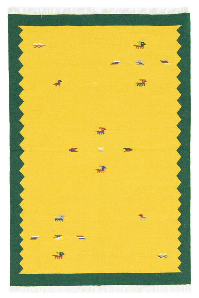 Moderne kilim Tæppe 120x180cm - Uldtæppe