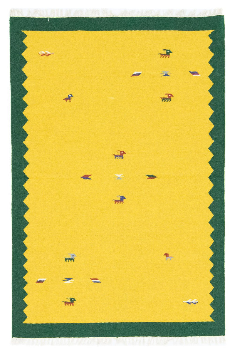 Kelim-tæppe - Trendy - 180 x 120 cm - gul
