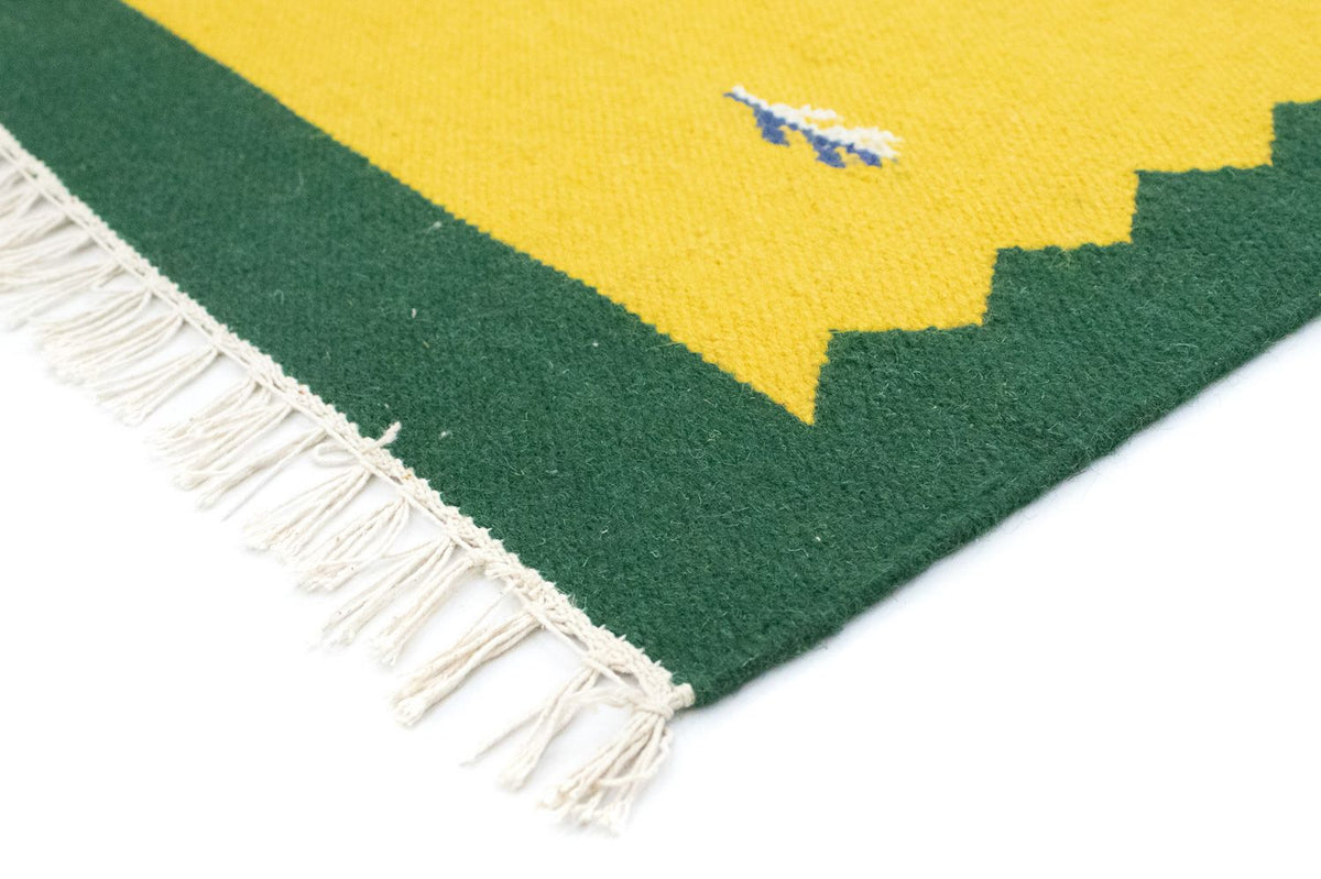 Kelim-tæppe - Trendy - 180 x 120 cm - gul