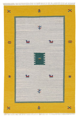 Kelim-tæppe - Trendy - 180 x 120 cm - beige