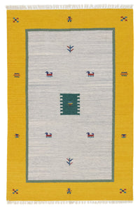 Kelim-tæppe - Trendy - 180 x 120 cm - beige