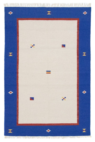 Moderne kilim Tæppe 120x180cm - Uldtæppe