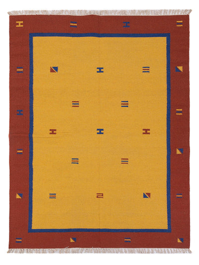 Moderne kilim Tæppe - Uldtæppe