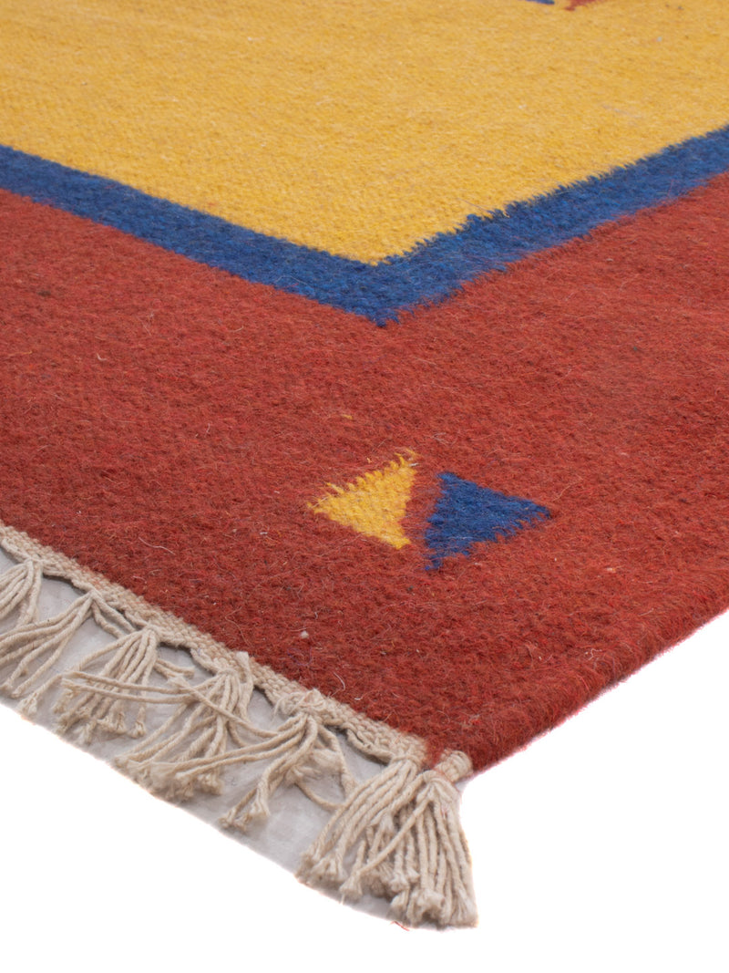 Moderne kilim Tæppe - Uldtæppe