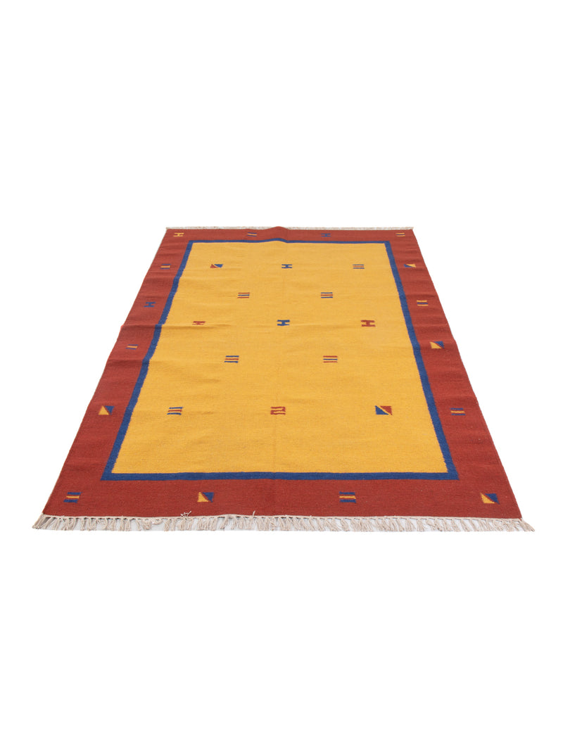 Moderne kilim Tæppe - Uldtæppe