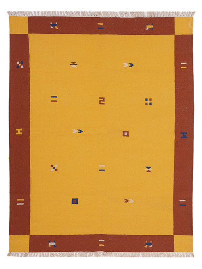 Moderne kilim Tæppe - Uldtæppe