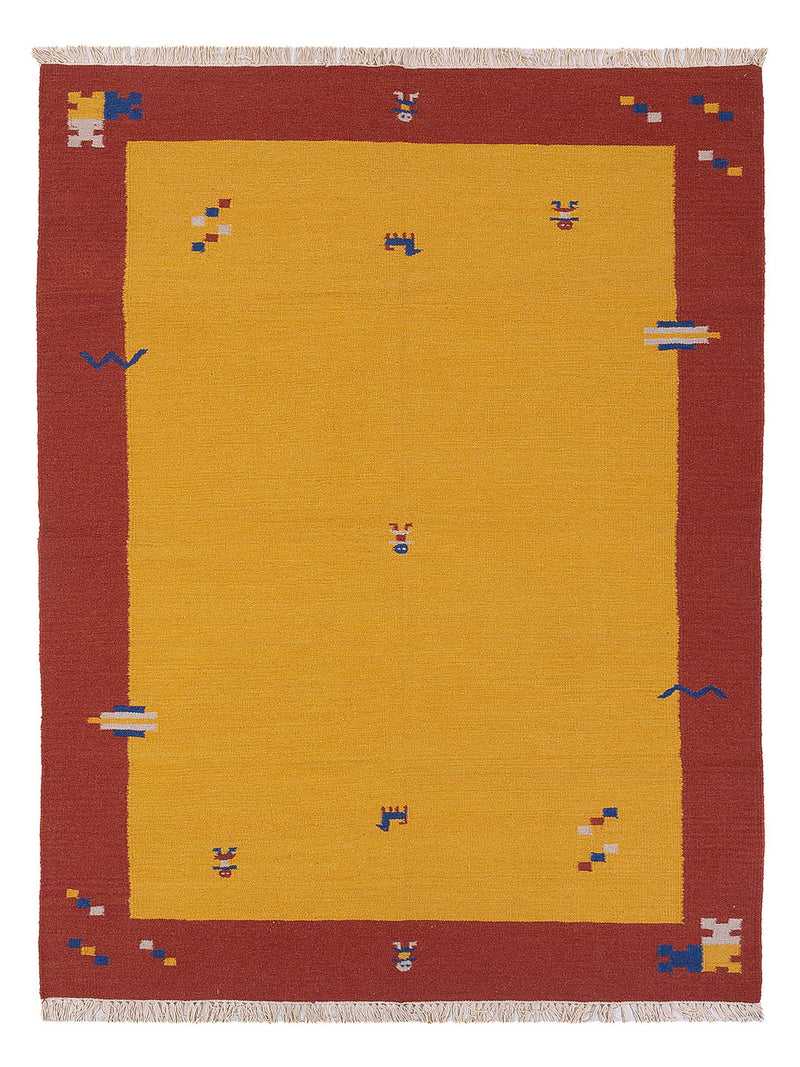 Moderne kilim Tæppe - Uldtæppe