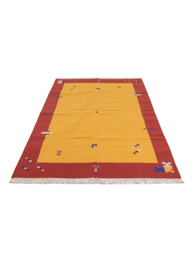 Moderne kilim Tæppe - Uldtæppe