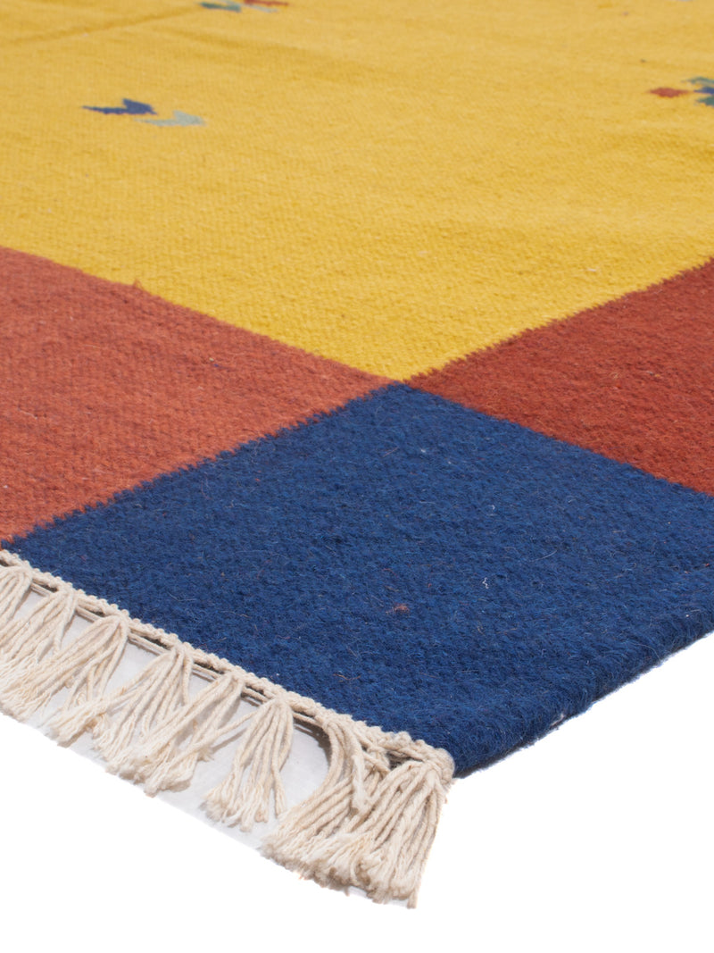 Kelim Teppich - Trendy - 240 x 170 cm - gold