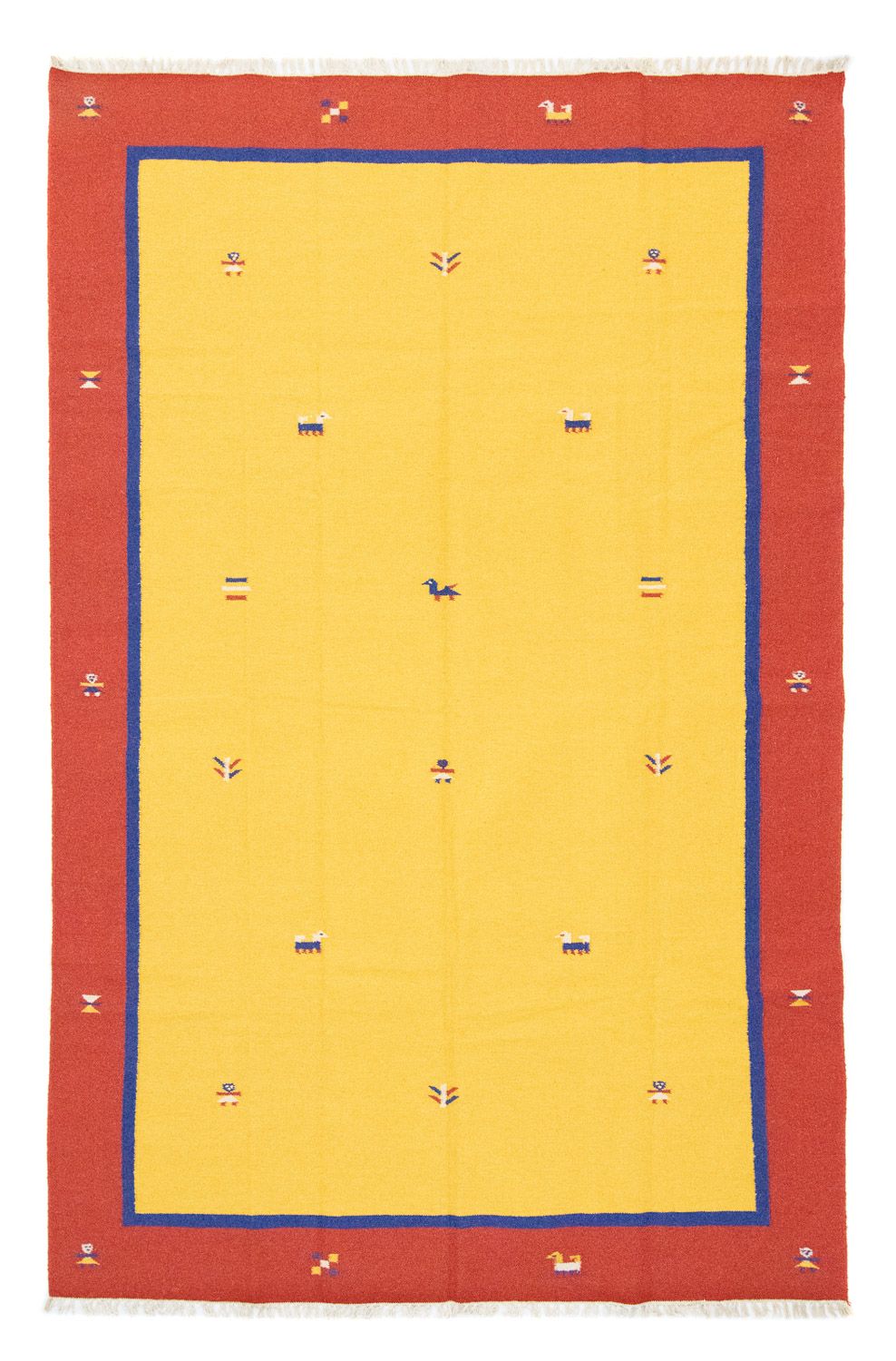 Kelim-tæppe - Trendy - 300 x 200 cm - gul