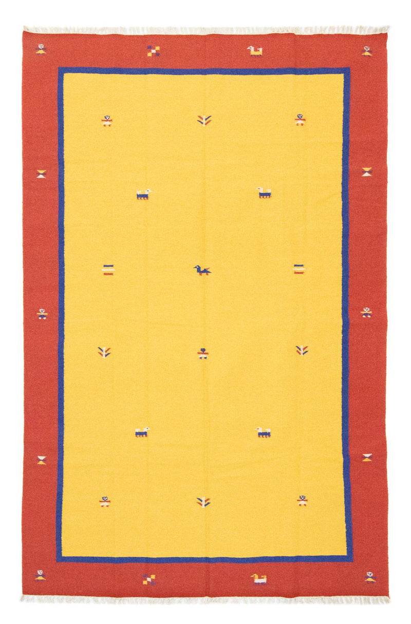 Kelim-tæppe - Trendy - 300 x 200 cm - gul