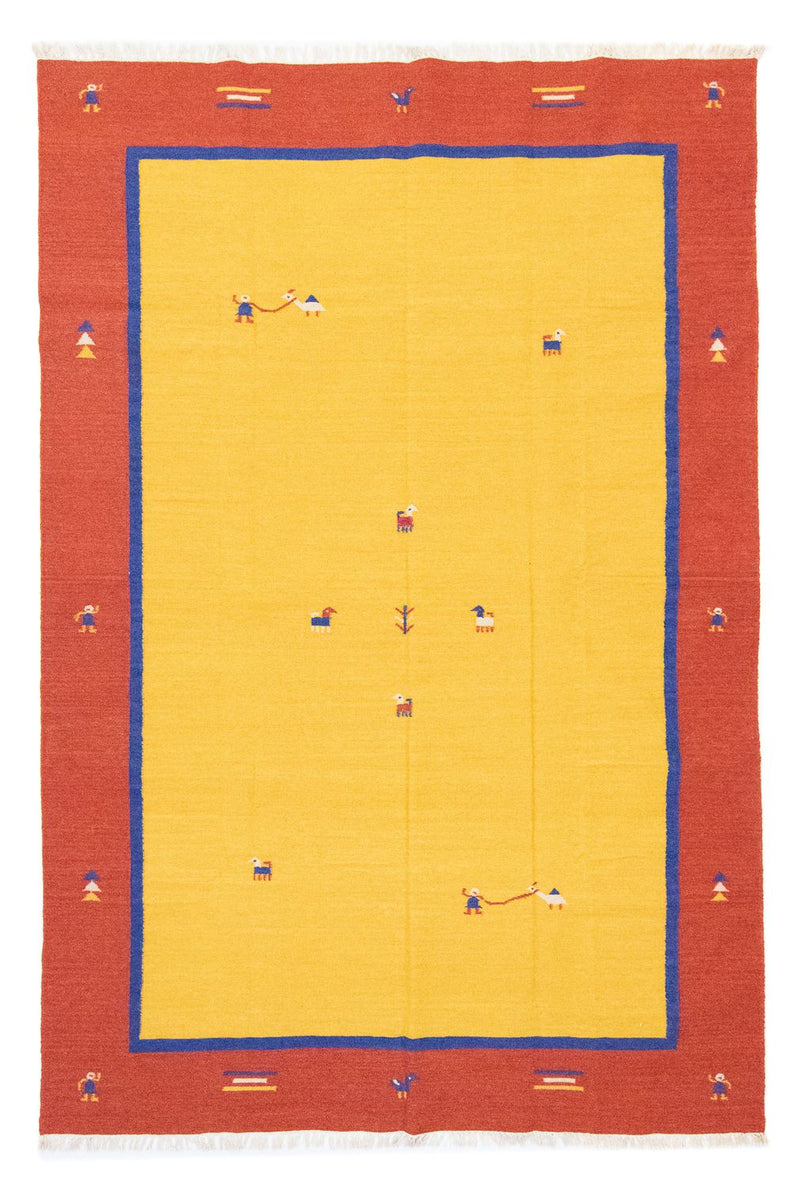 Kelim-tæppe - Trendy - 300 x 200 cm - gul