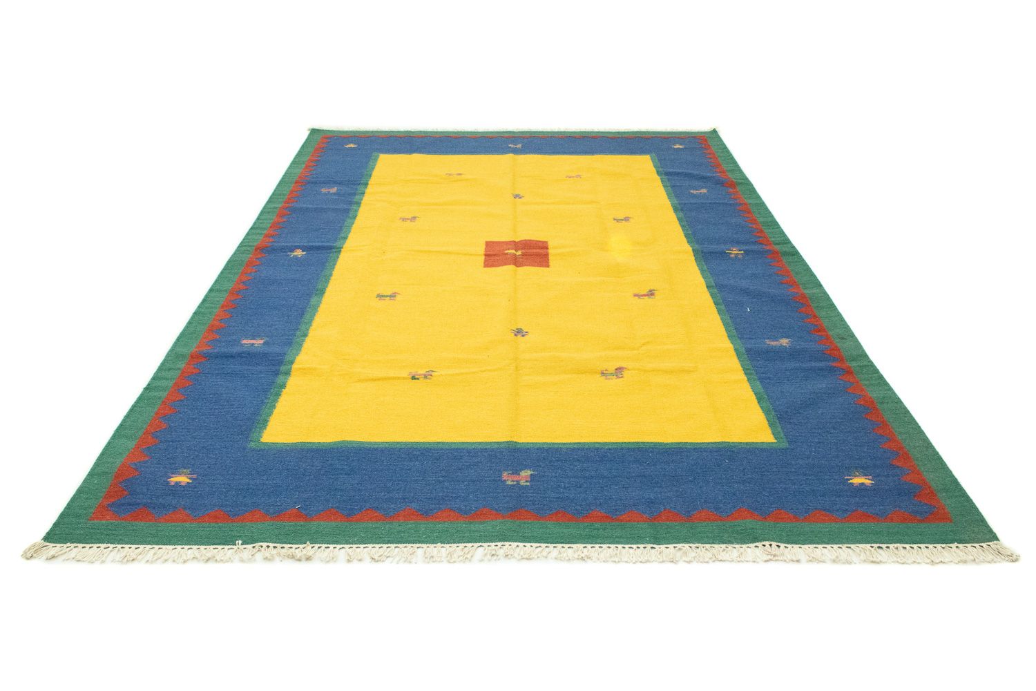 Kelim-tæppe - Trendy - 300 x 200 cm - gul