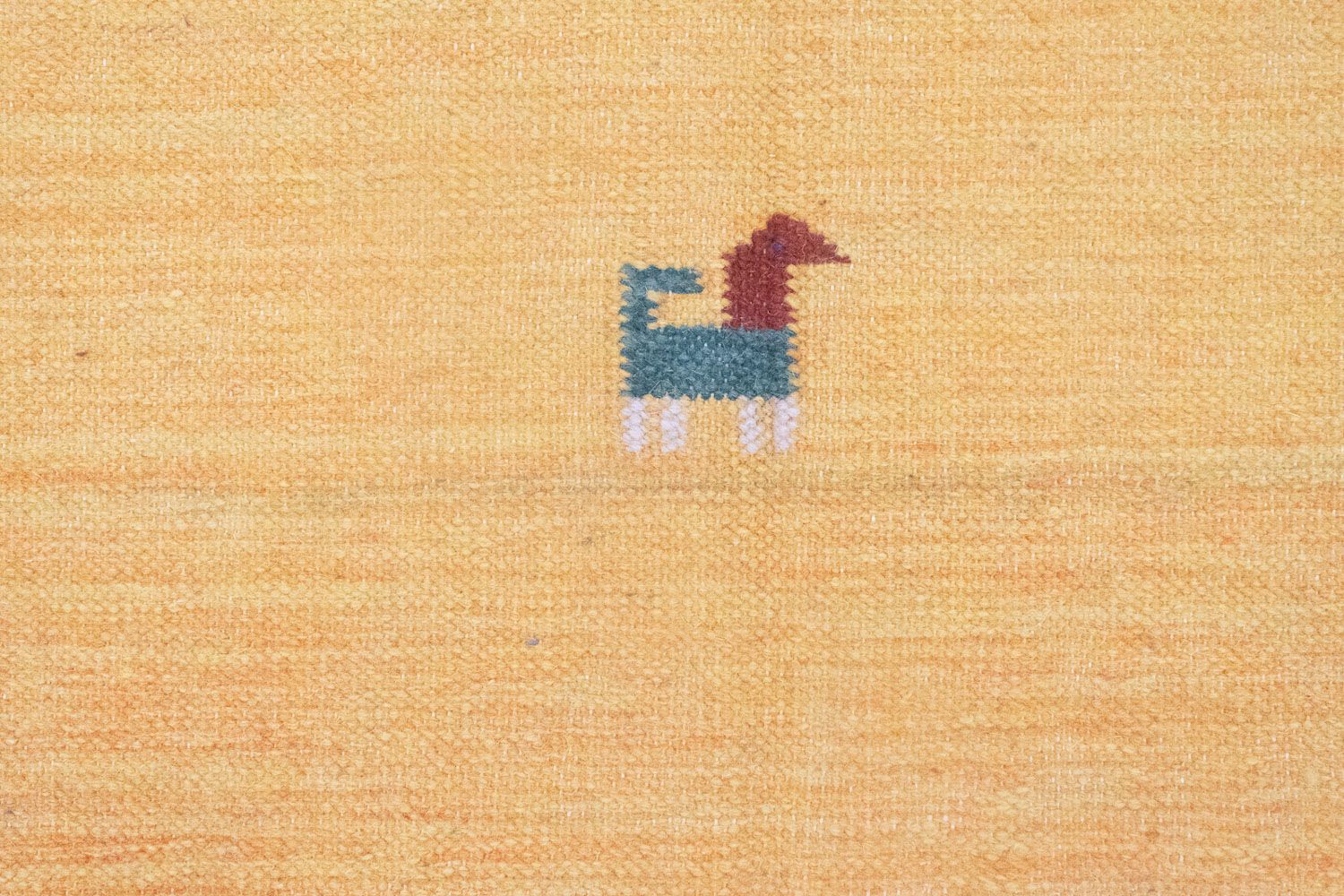 Kelim-tæppe - Trendy - 200 x 140 cm - gul