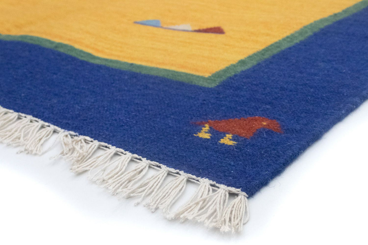 Moderne kilim Tæppe 200x140cm - Uldtæppe