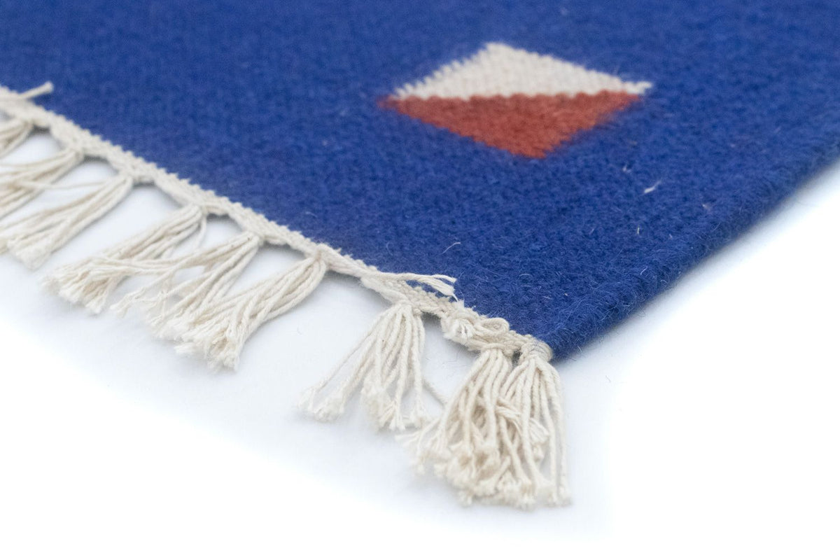 Kelim-tæppe - Trendy - 200 x 140 cm - gul