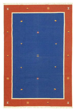 Kelim-tæppe - Trendy - 300 x 200 cm - blå
