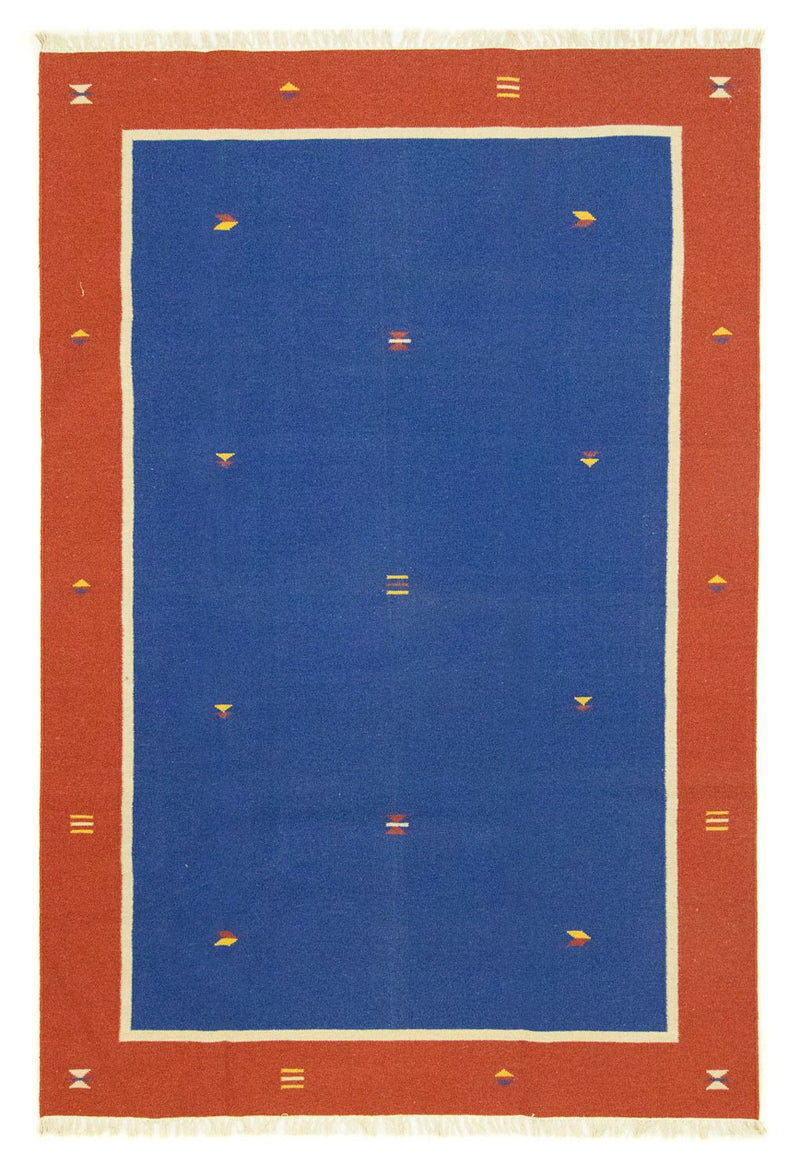 Kelim-tæppe - Trendy - 300 x 200 cm - blå
