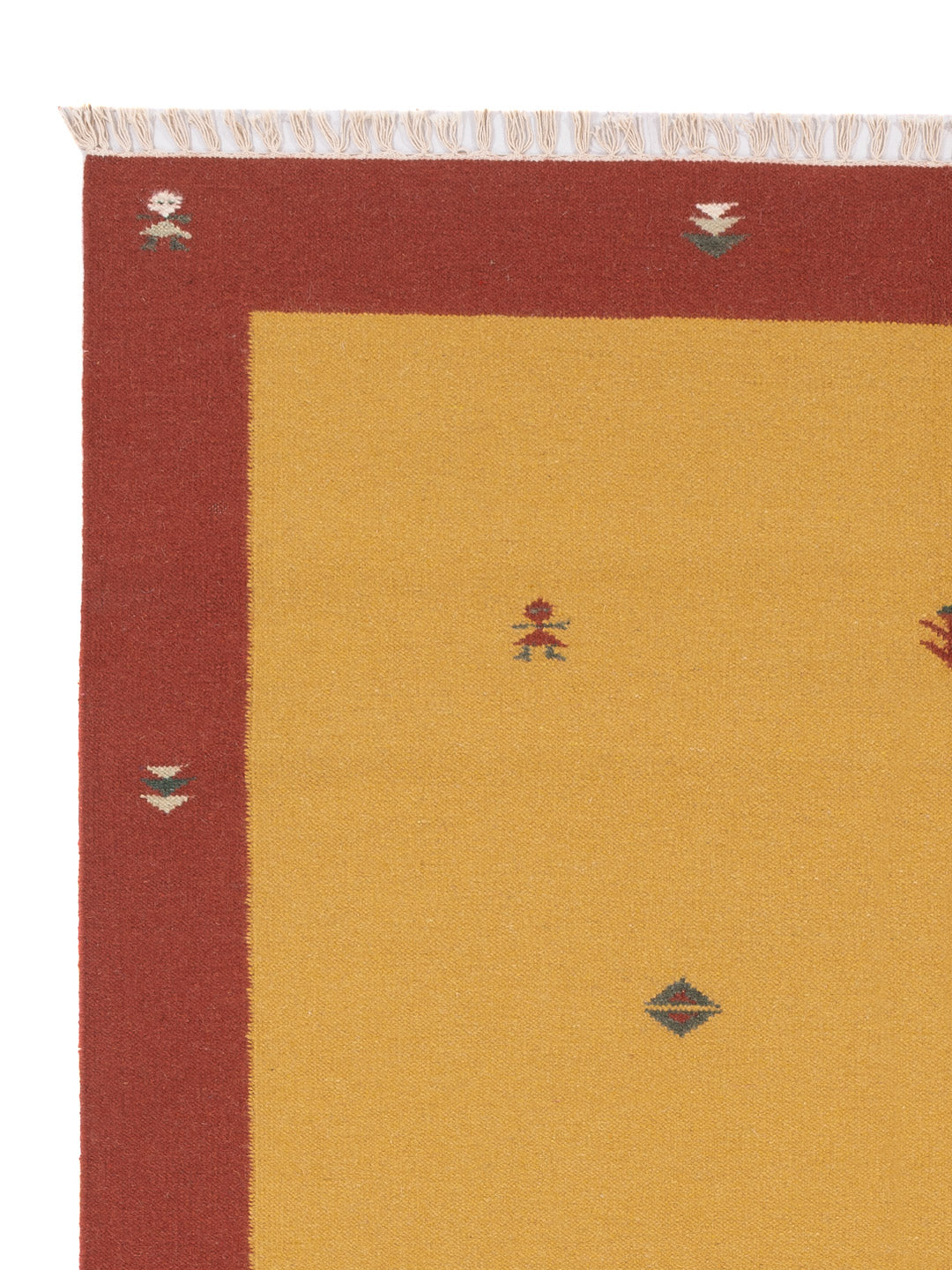 Moderne kilim Tæppe - Uldtæppe