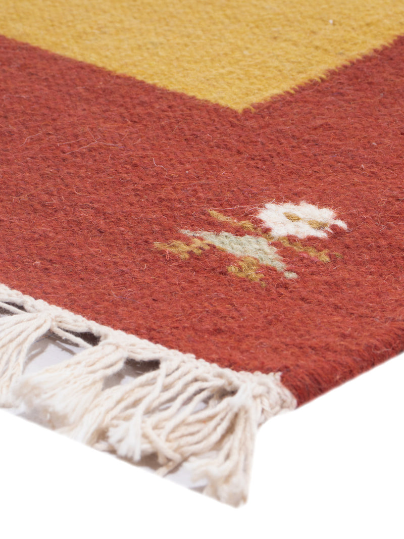 Moderne kilim Tæppe - Uldtæppe