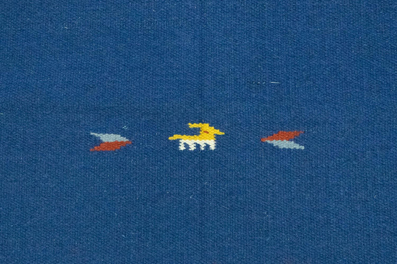 Kelim-tæppe - Trendy - 180 x 120 cm - blå