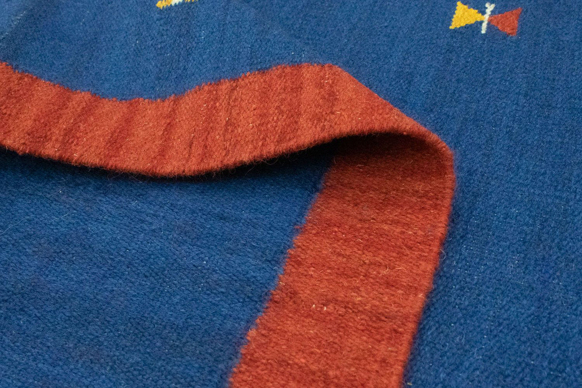 Kelim-tæppe - Trendy - 180 x 120 cm - blå