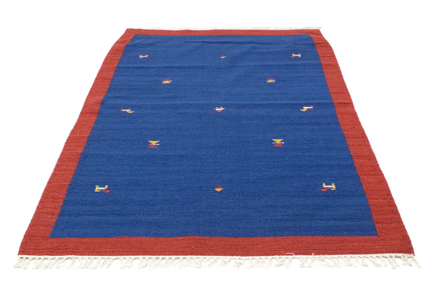 Kelim-tæppe - Trendy - 180 x 120 cm - blå