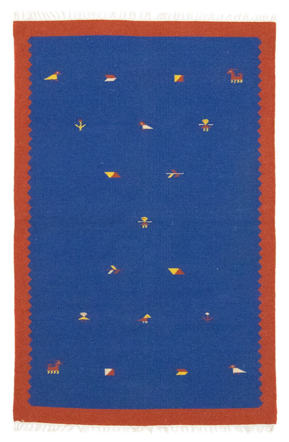 Kelim-tæppe - Trendy - 180 x 120 cm - blå