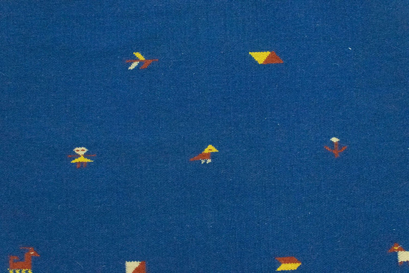 Kelim-tæppe - Trendy - 180 x 120 cm - blå