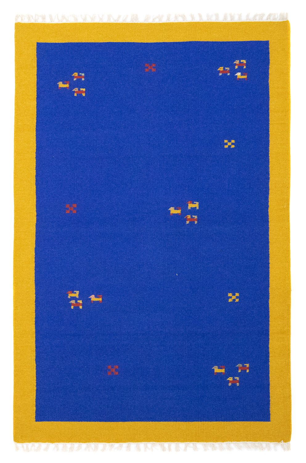 Kelim-tæppe - Trendy - 180 x 120 cm - blå